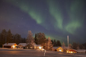 Aurores Boreales<br>NIKON Df, 48 mm, 1600 ISO,  1/0 sec,  f : 3.2 